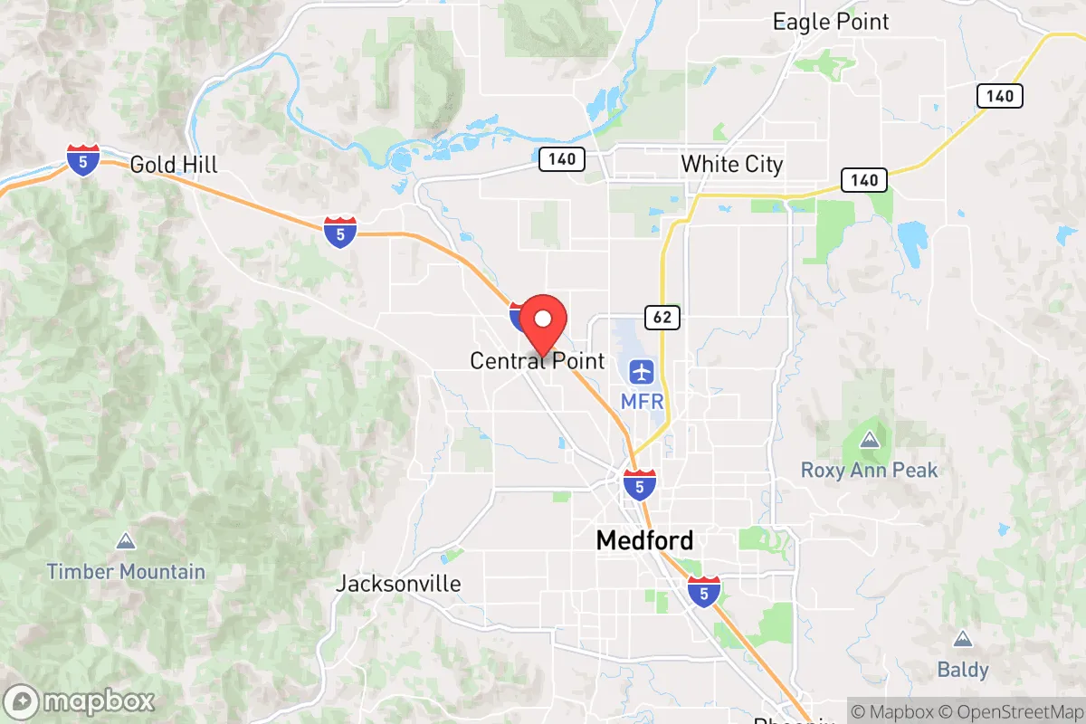 Map centered at 42.3765, -122.9104