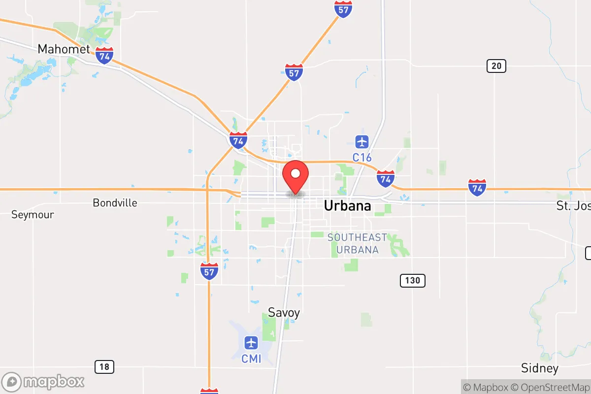 Map centered at 40.1141, -88.2736