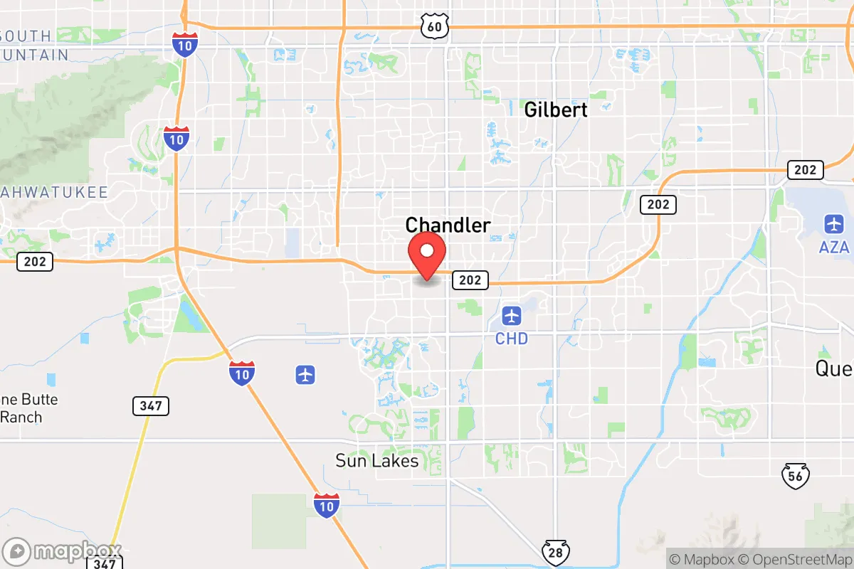 Map centered at 33.2823, -111.8512