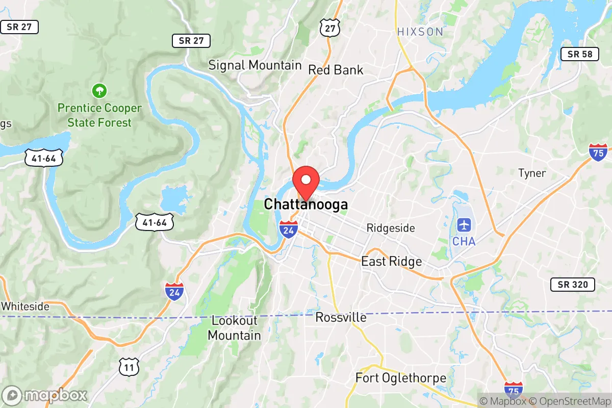 Map centered at 35.0660, -85.2482