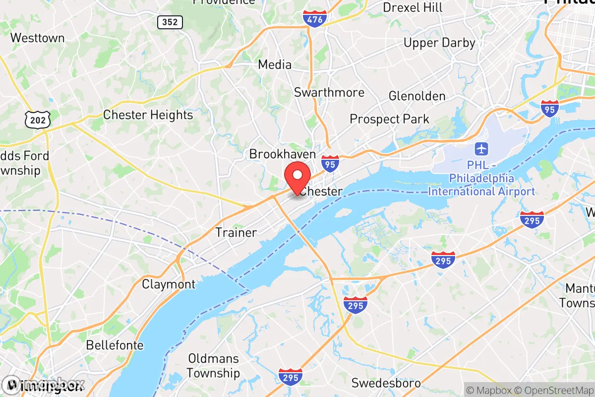 Map centered at 39.8456, -75.3718