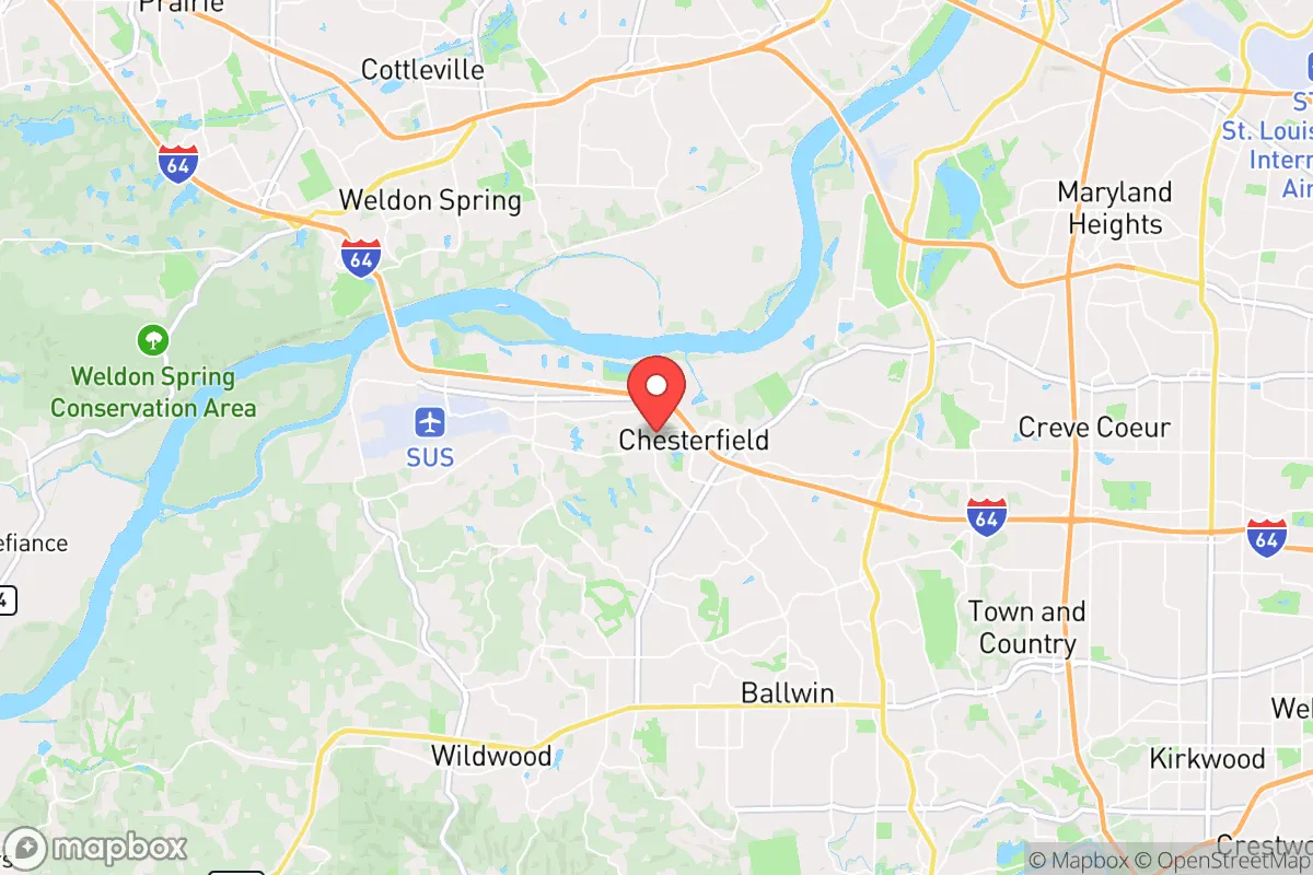Map centered at 38.6588, -90.5798