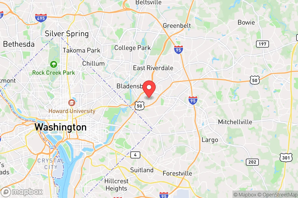 Map centered at 38.9254, -76.9141