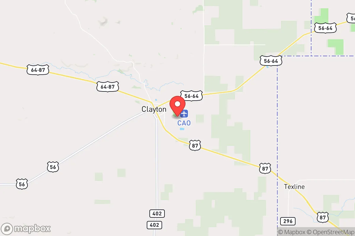 Map centered at 36.4425, -103.1575