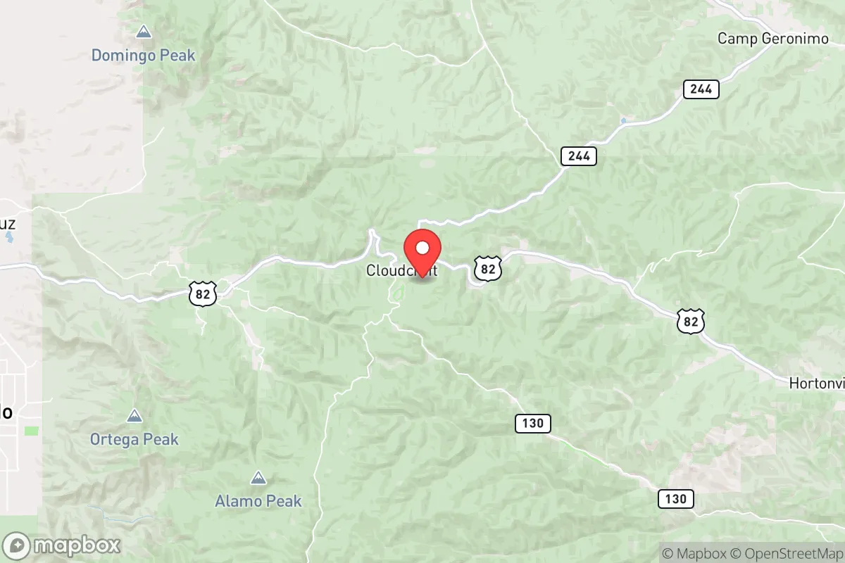 Map centered at 32.9532, -105.7325