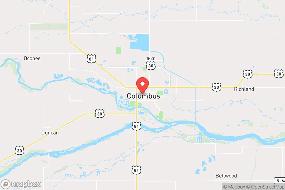 Map centered at 41.4372, -97.3580