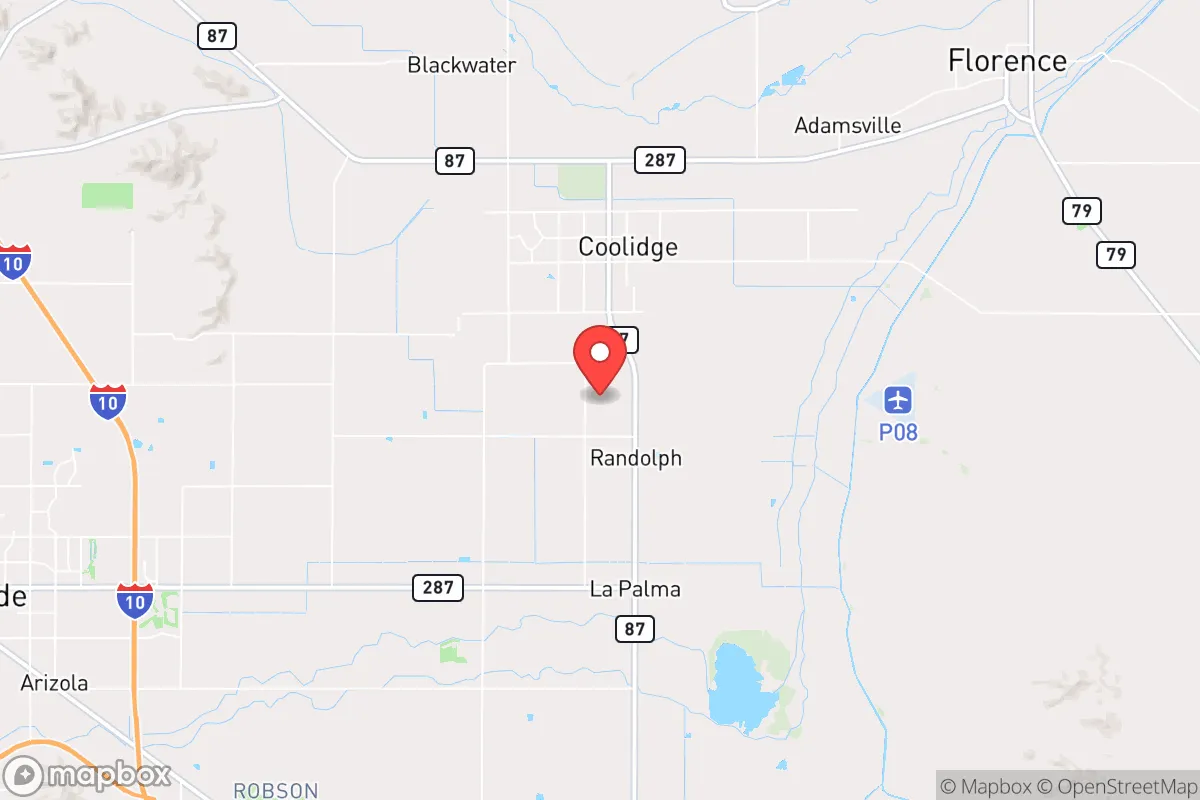 Map centered at 32.9337, -111.5271