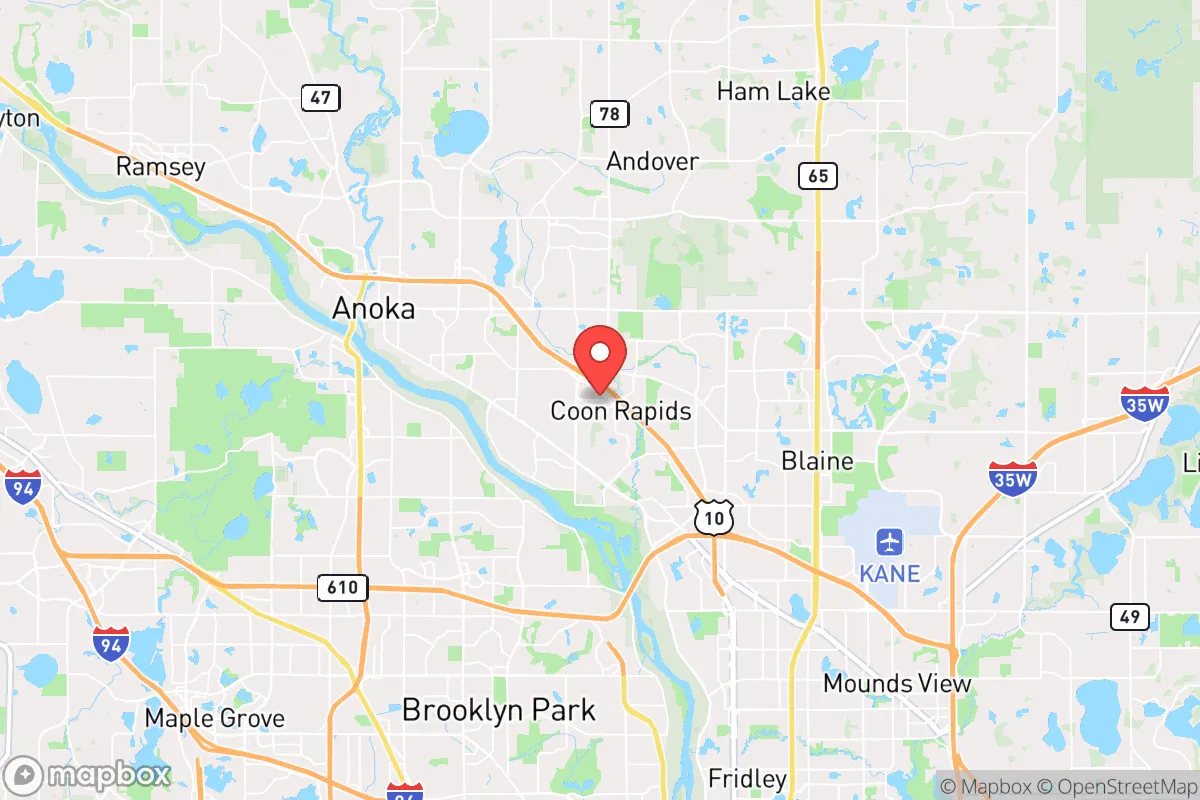 Map centered at 45.1755, -93.3095