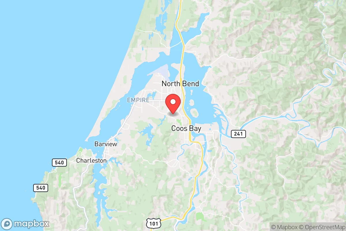Map centered at 43.3789, -124.2330