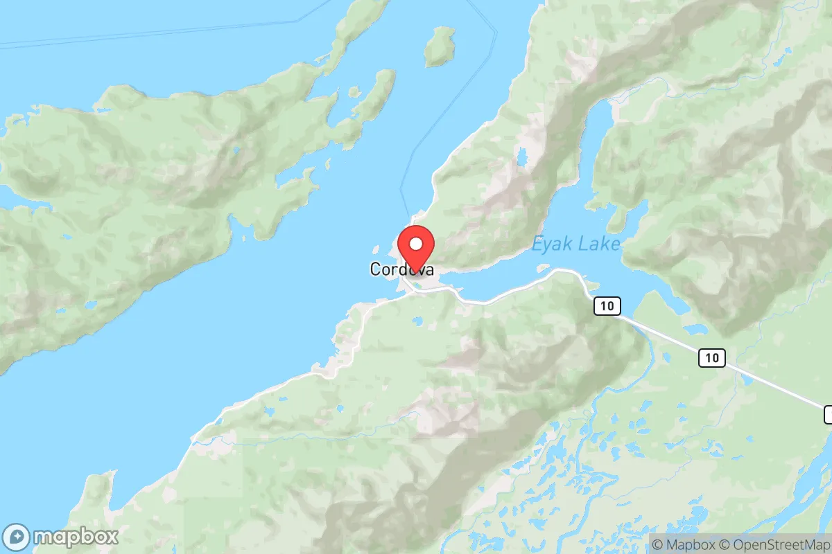 Map centered at 60.5398, -145.6269