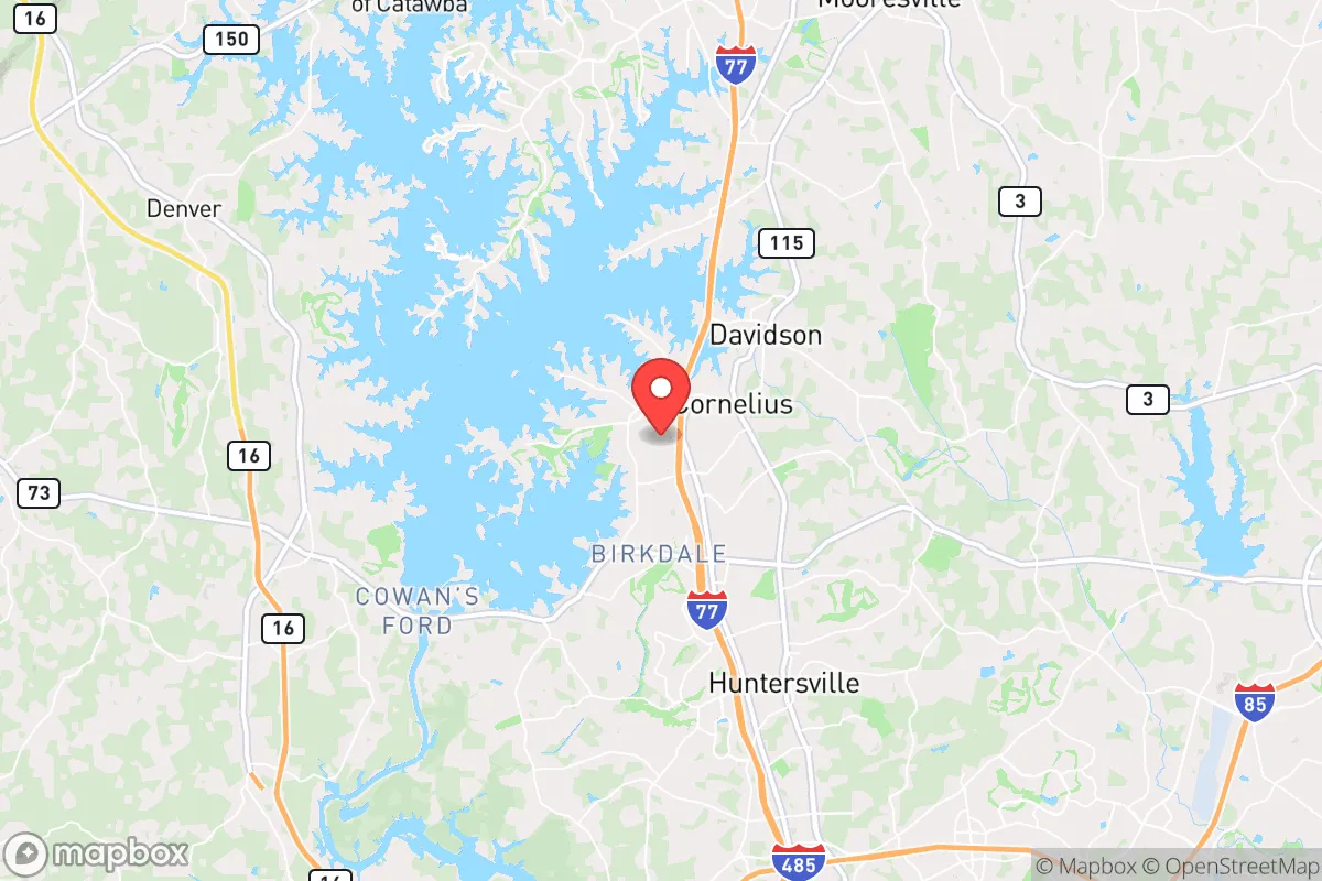 Map centered at 35.4724, -80.8811