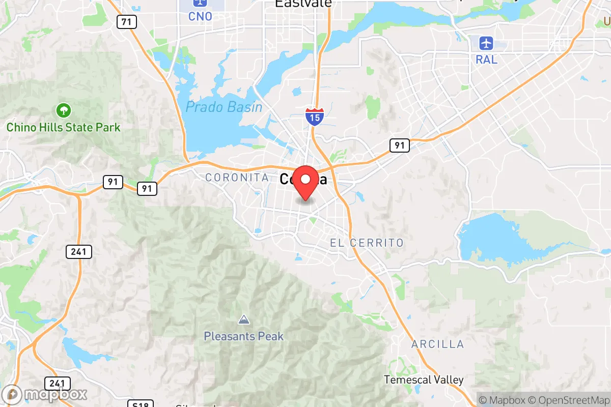 Map centered at 33.8616, -117.5649