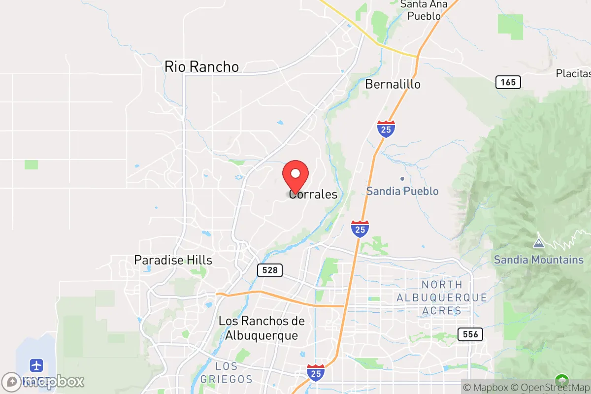 Map centered at 35.2366, -106.6191