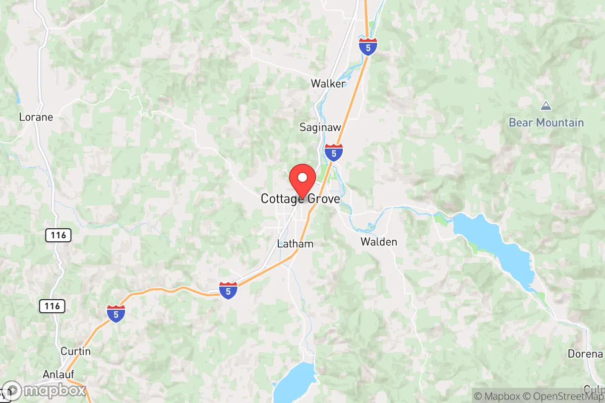 Map centered at 43.7960, -123.0574