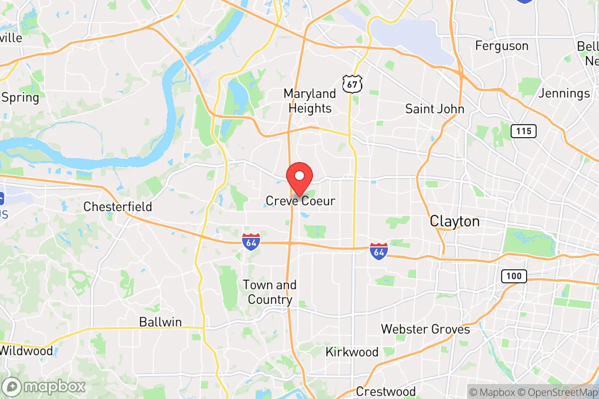Map centered at 38.6620, -90.4430