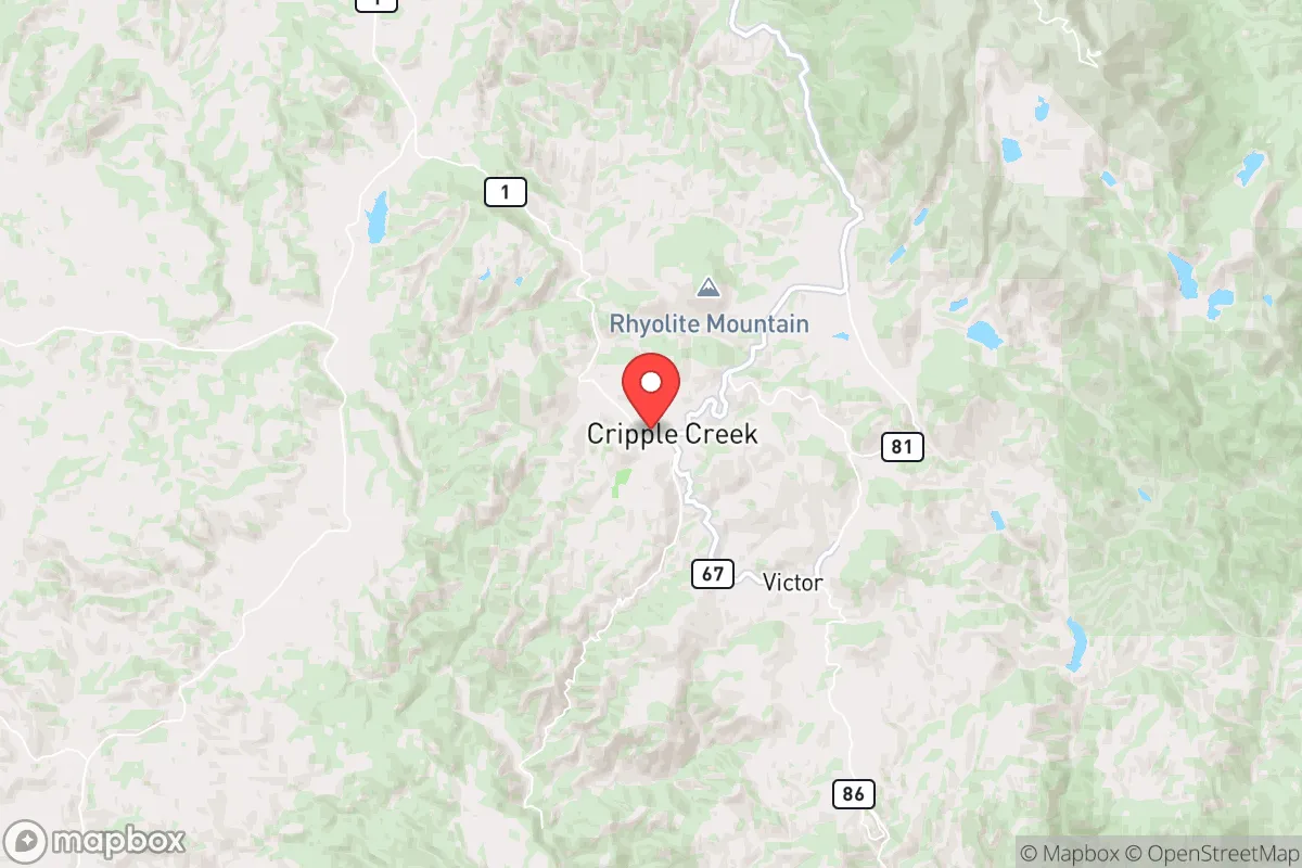 Map centered at 38.7466, -105.1850