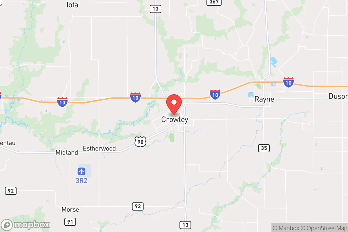 Map centered at 30.2176, -92.3752