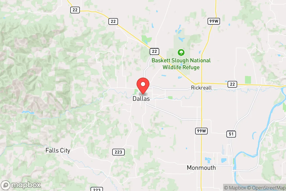 Map centered at 44.9221, -123.3130