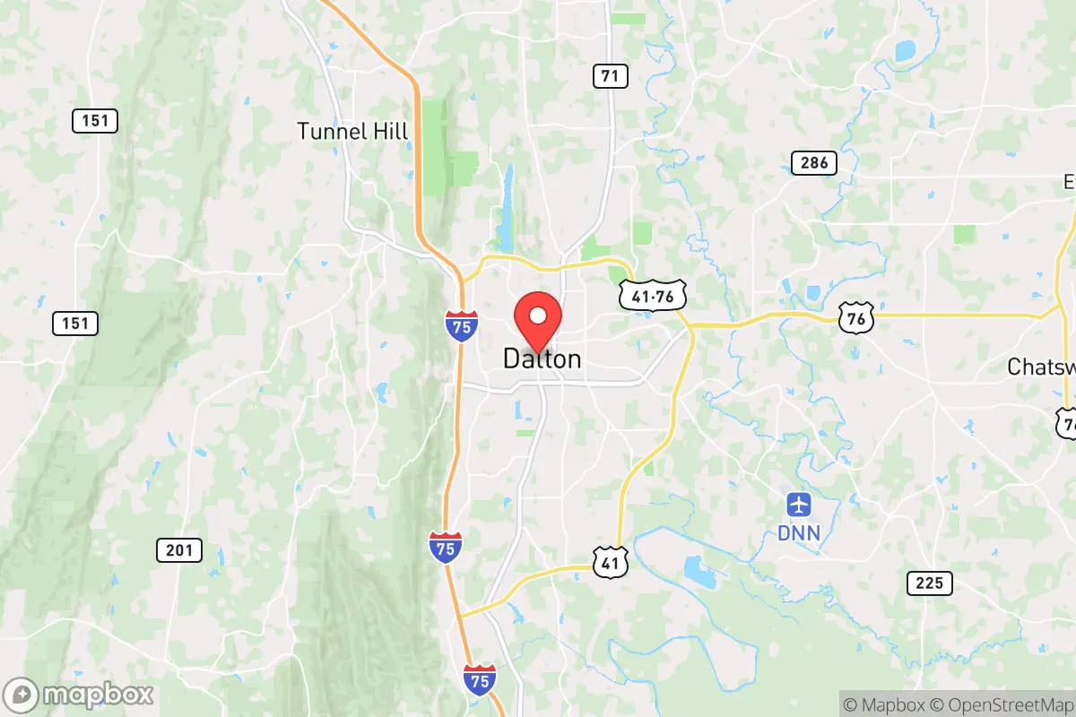 Map centered at 34.7692, -84.9717