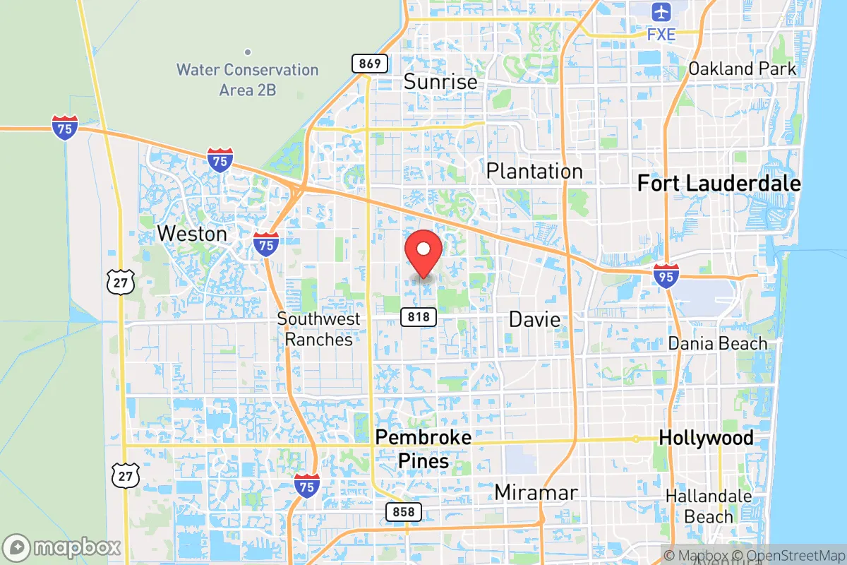 Map centered at 26.0789, -80.2870