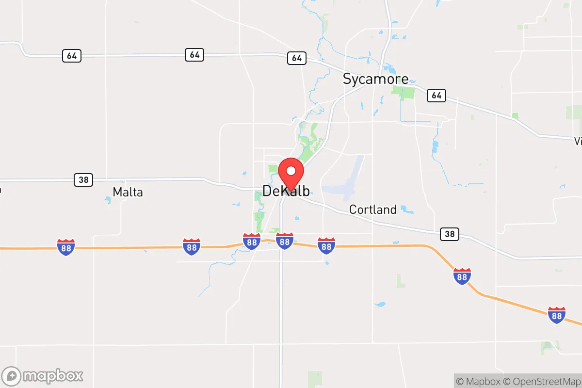 Map centered at 41.9282, -88.7467