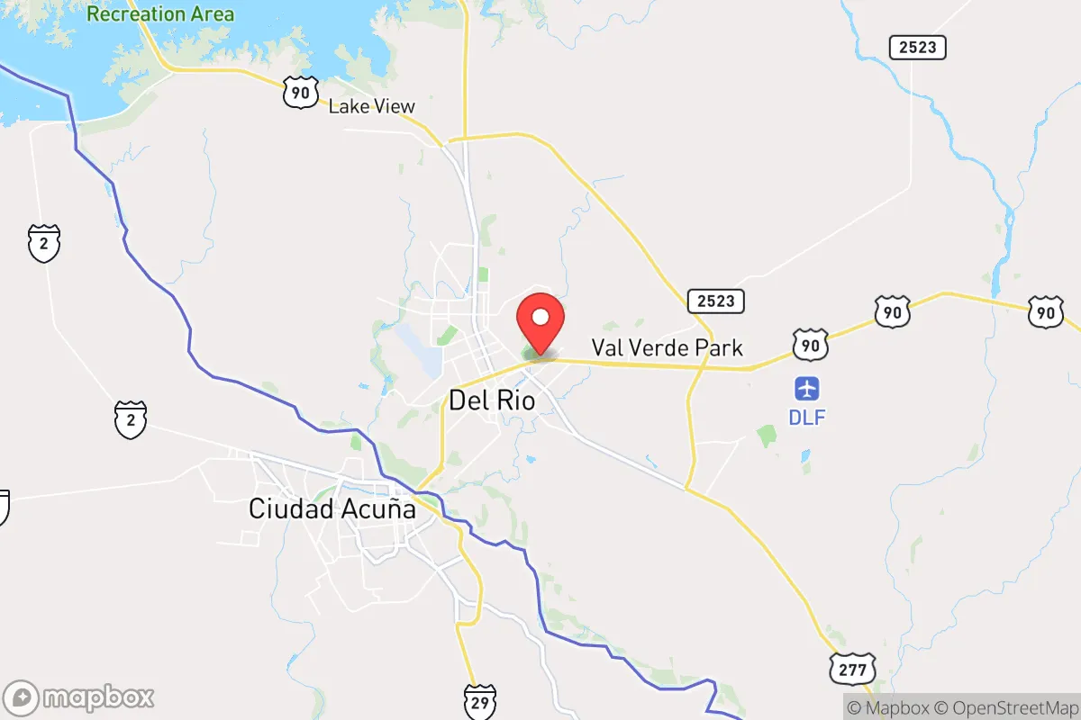Map centered at 29.3709, -100.8801