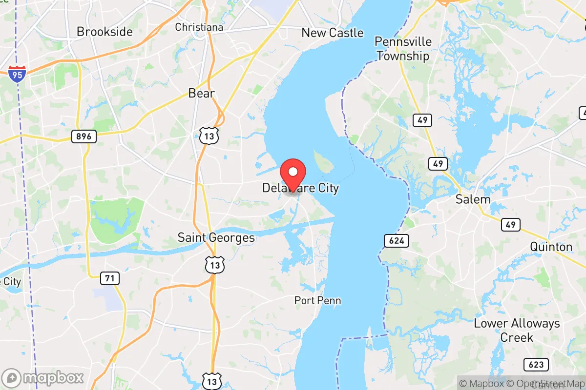 Map centered at 39.5740, -75.5939