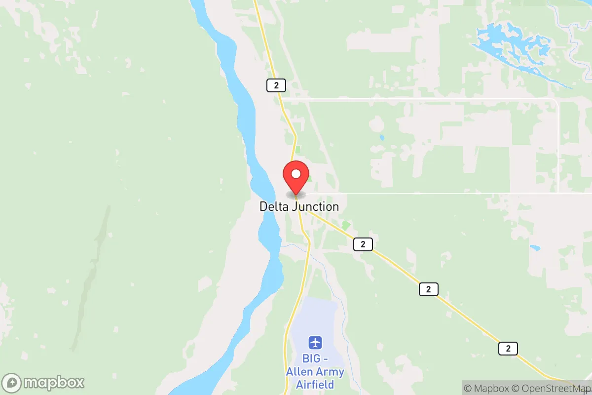 Map centered at 64.0603, -145.7058