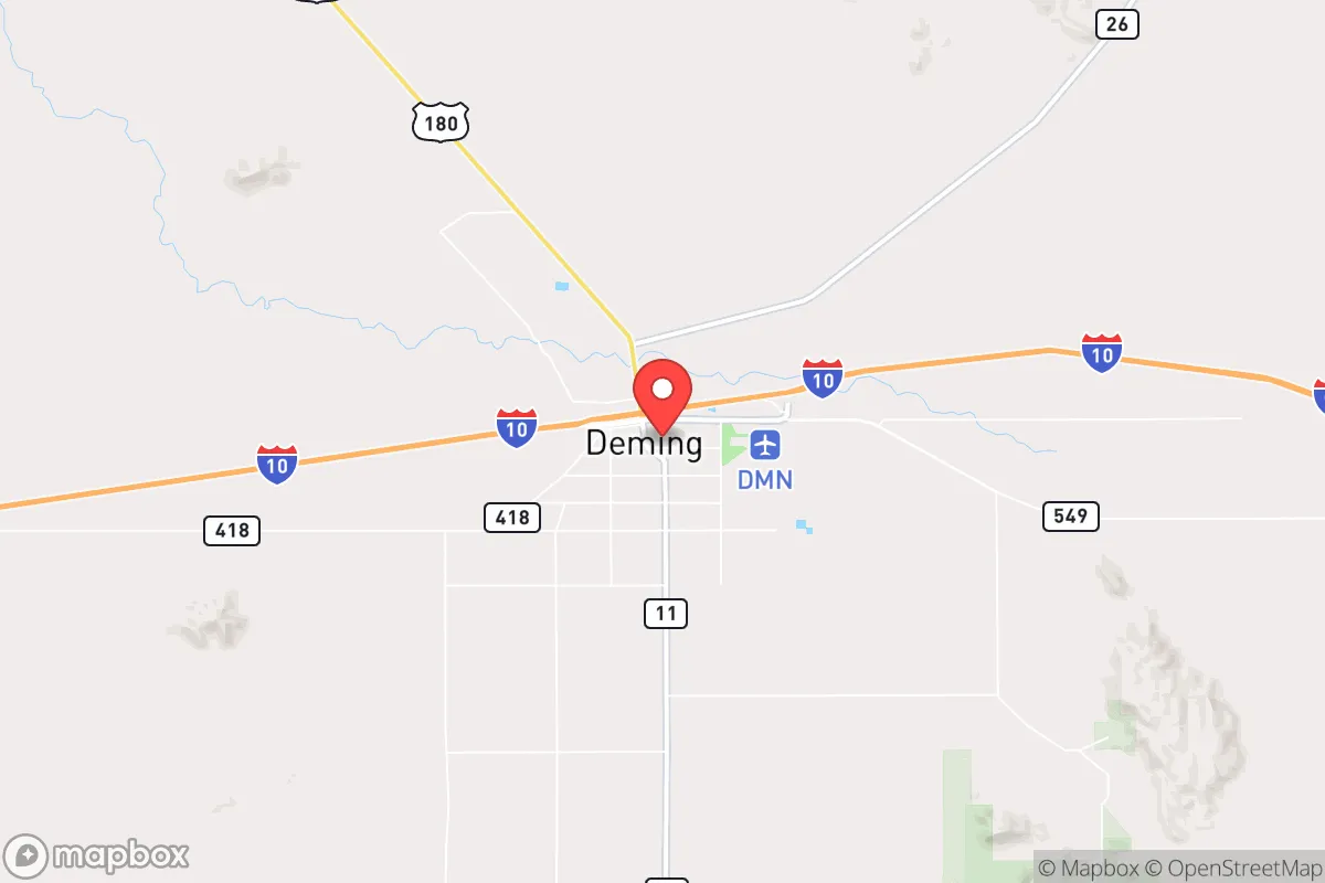 Map centered at 32.2631, -107.7525