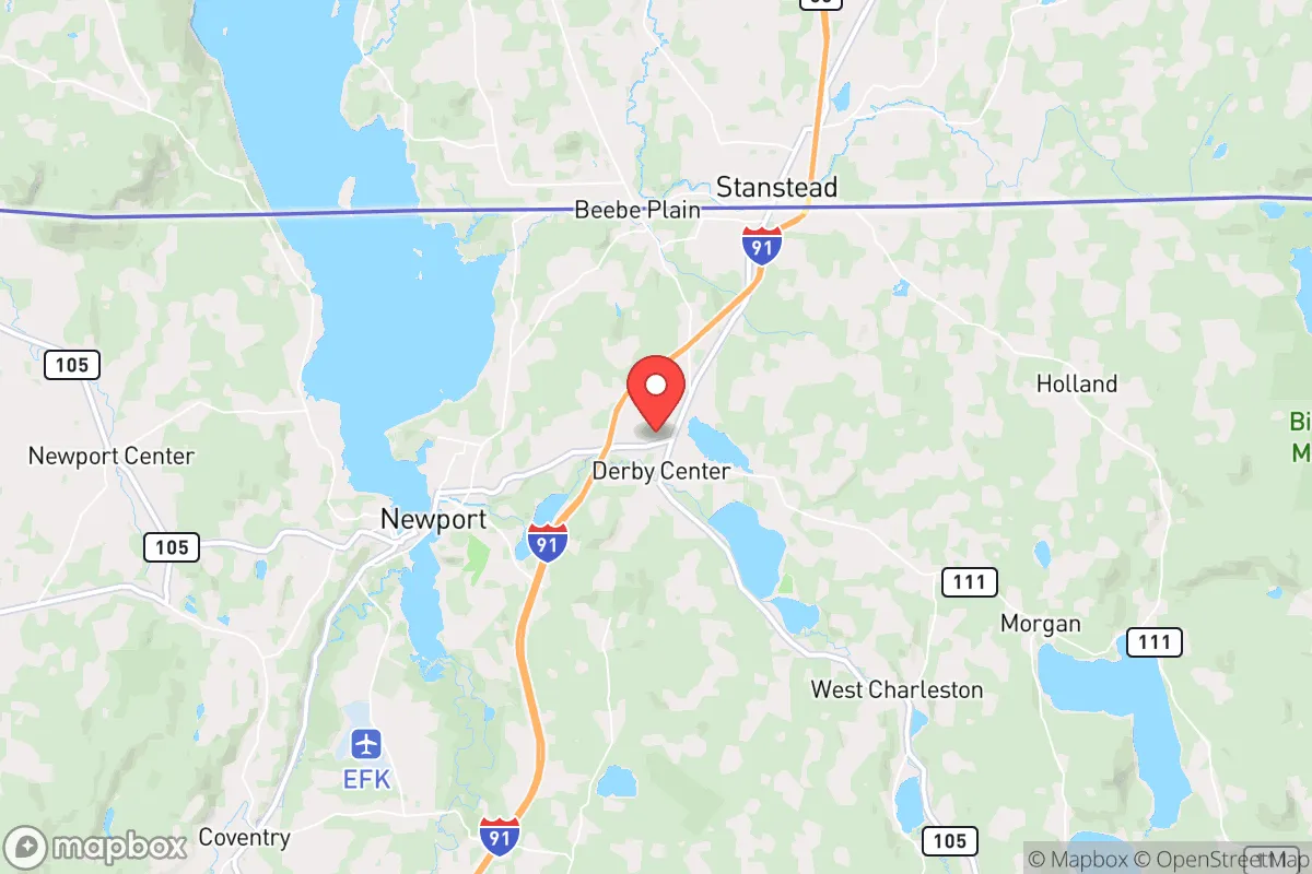 Map centered at 44.9549, -72.1355