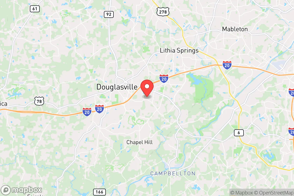 Map centered at 33.7385, -84.7054