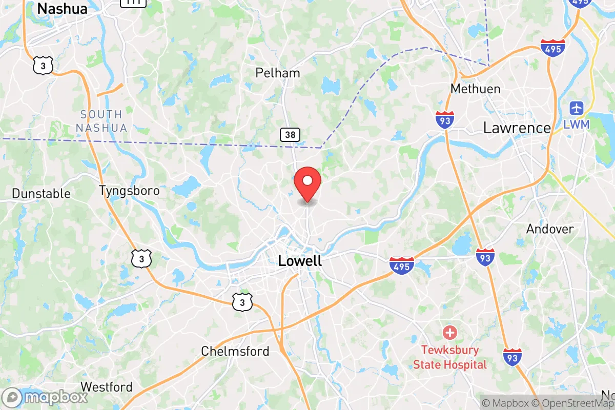 Map centered at 42.6689, -71.3033