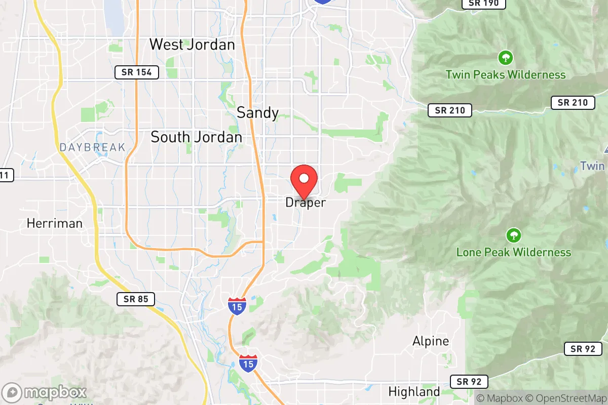 Map centered at 40.4981, -111.8617
