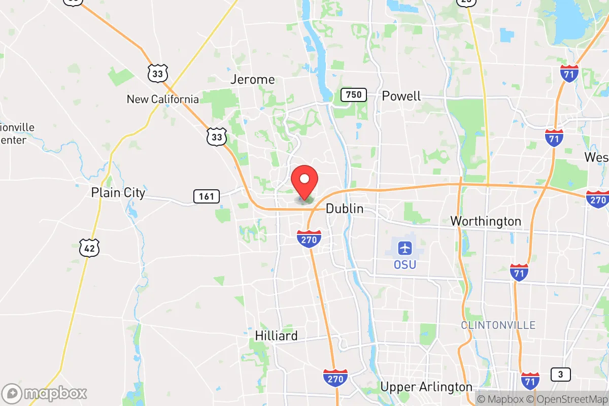 Map centered at 40.1111, -83.1460