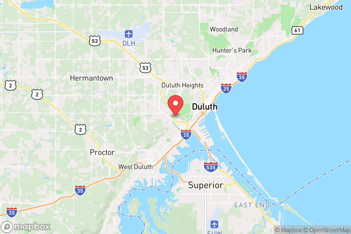 Map centered at 46.7755, -92.1394