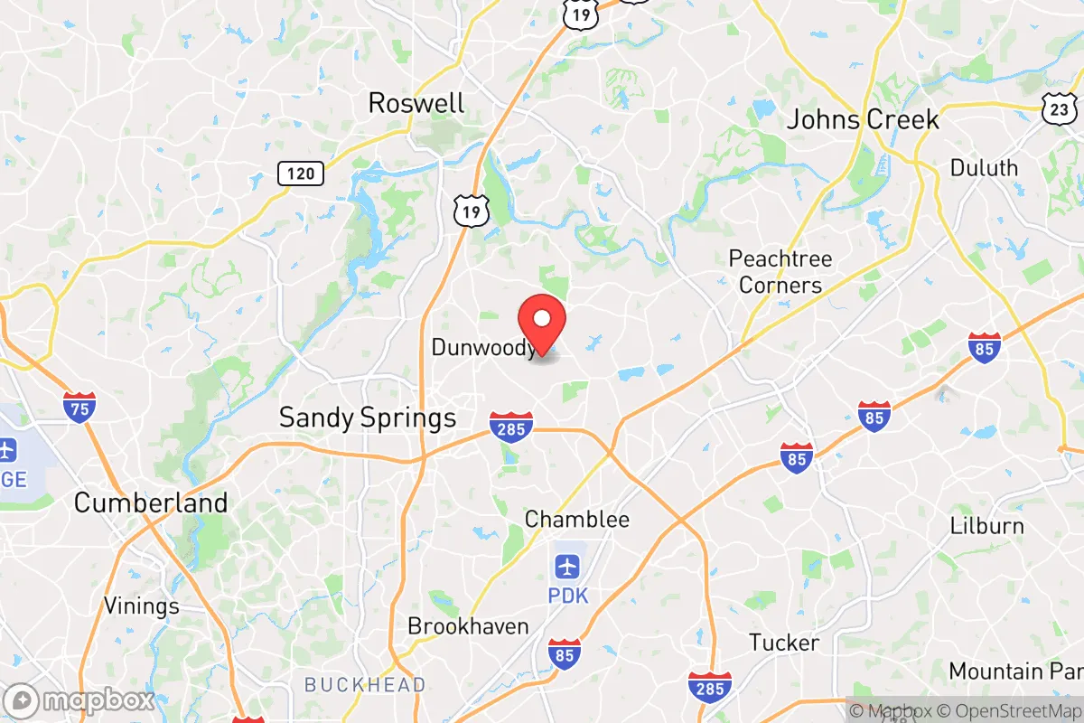 Map centered at 33.9418, -84.3121