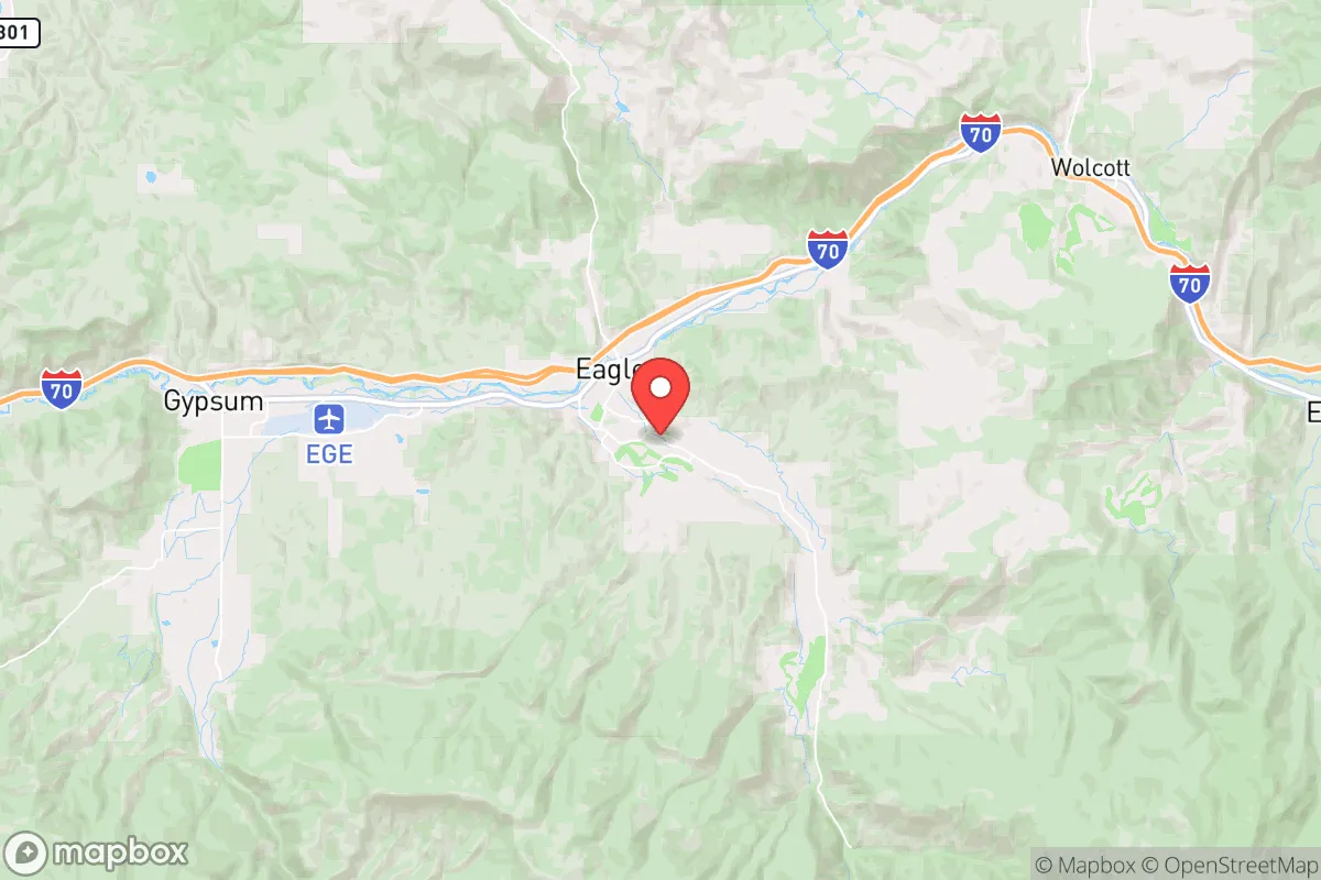 Map centered at 39.6375, -106.8124