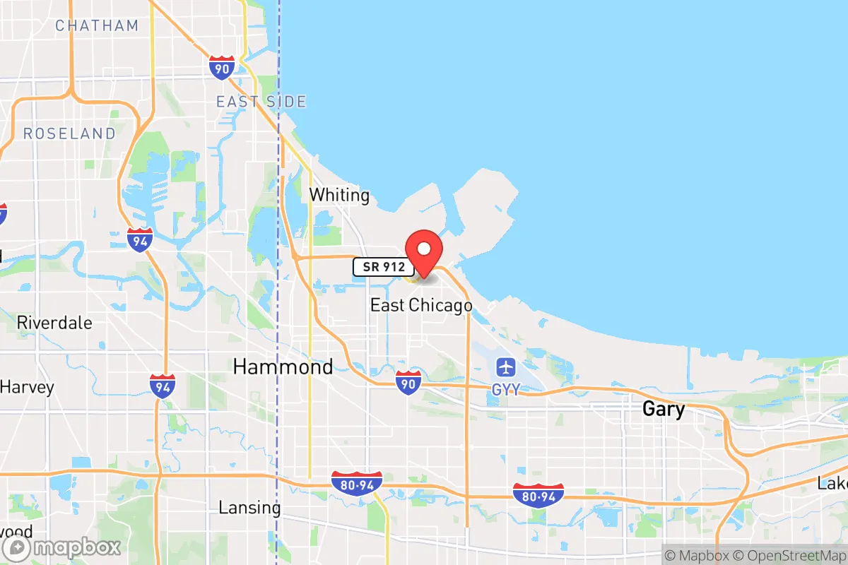 Map centered at 41.6479, -87.4535