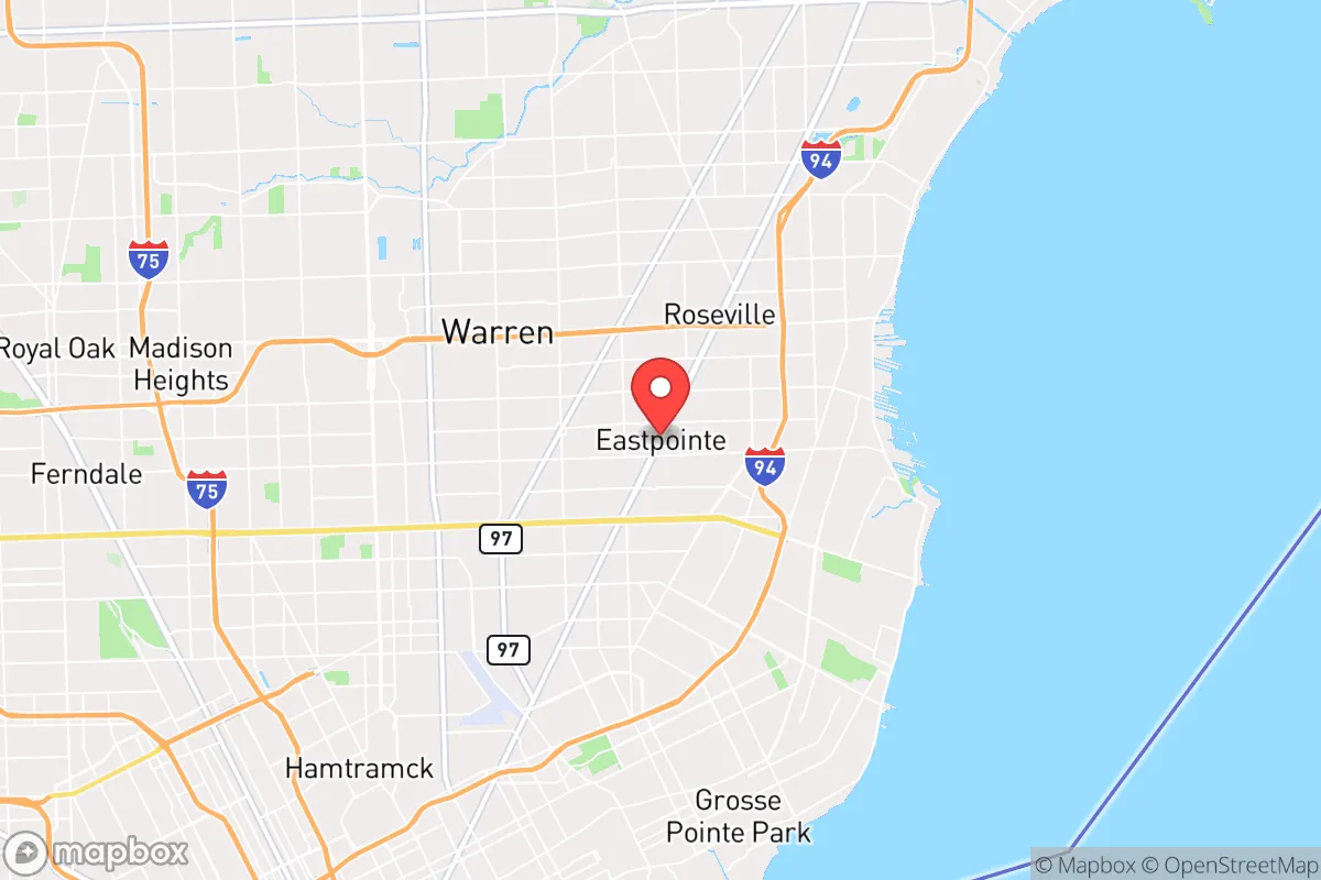 Map centered at 42.4657, -82.9461