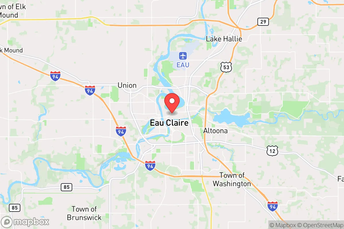 Map centered at 44.8184, -91.4949