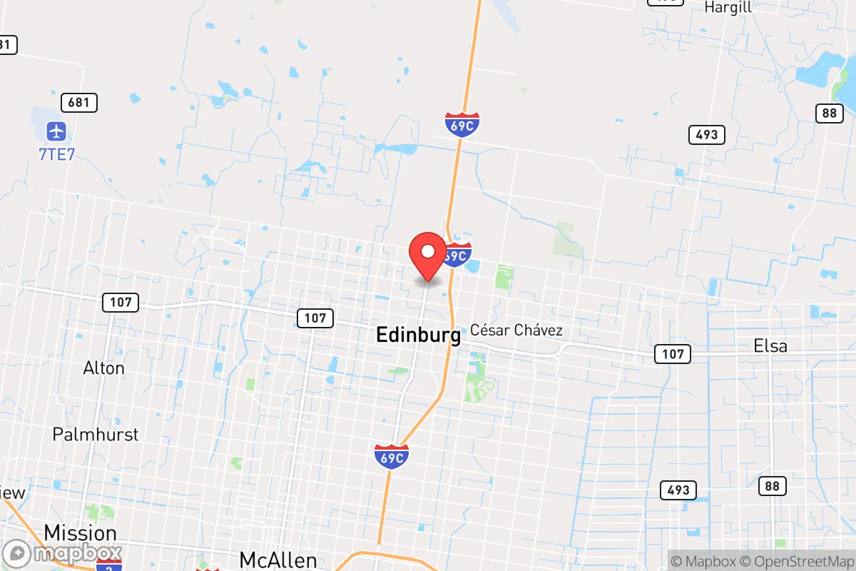 Map centered at 26.3226, -98.1578