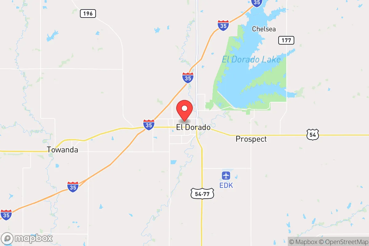 Map centered at 37.8210, -96.8634