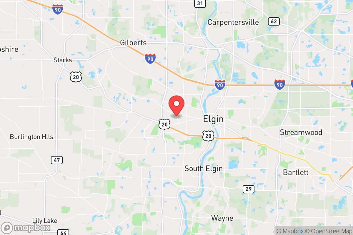 Map centered at 42.0385, -88.3240