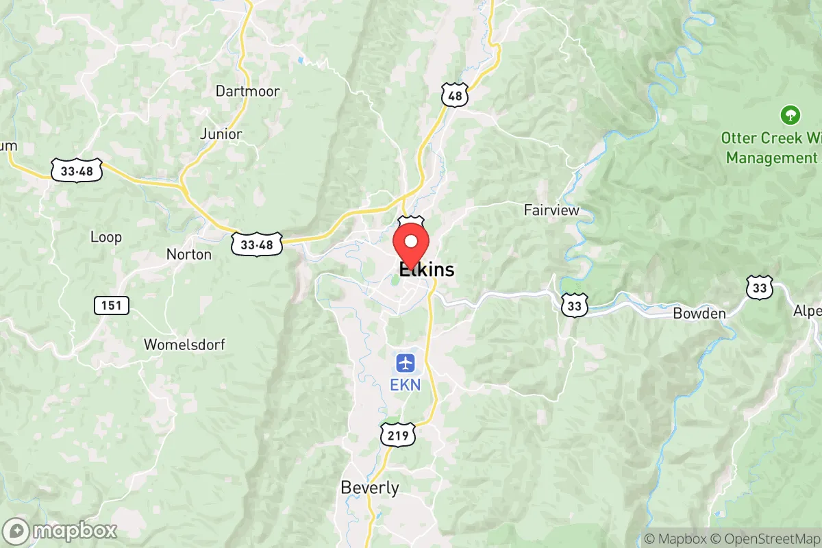 Map centered at 38.9241, -79.8543