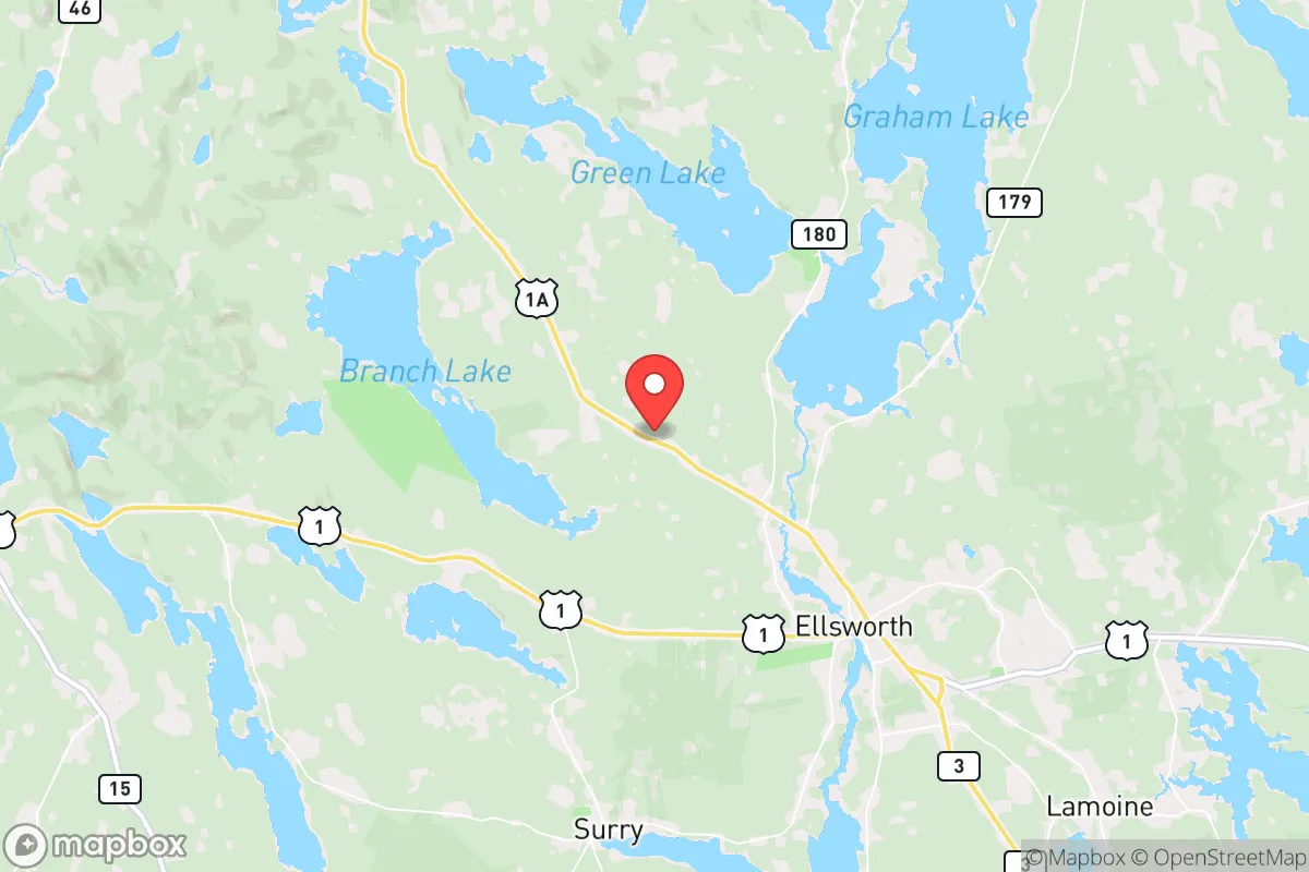 Map centered at 44.5842, -68.4871