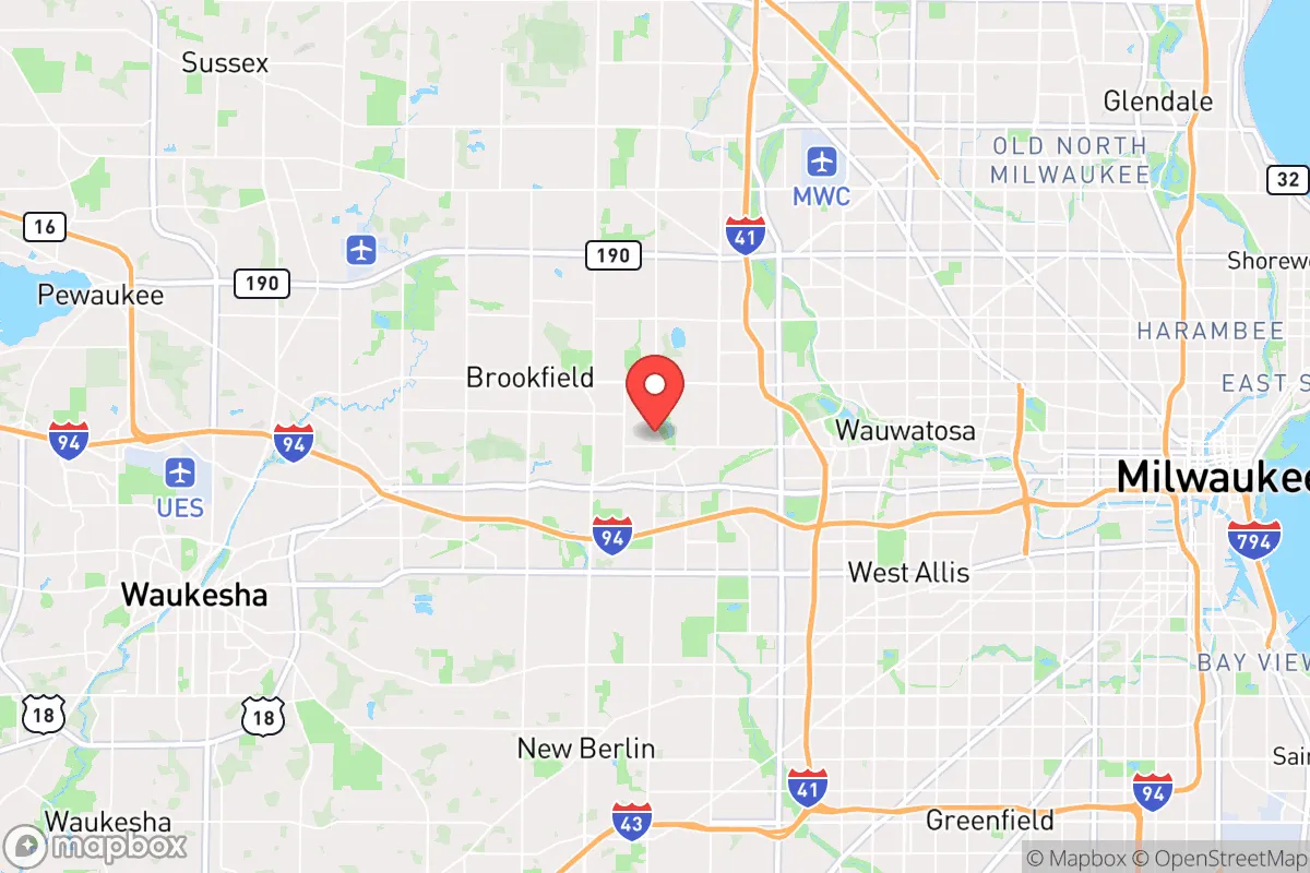 Map centered at 43.0480, -88.0867