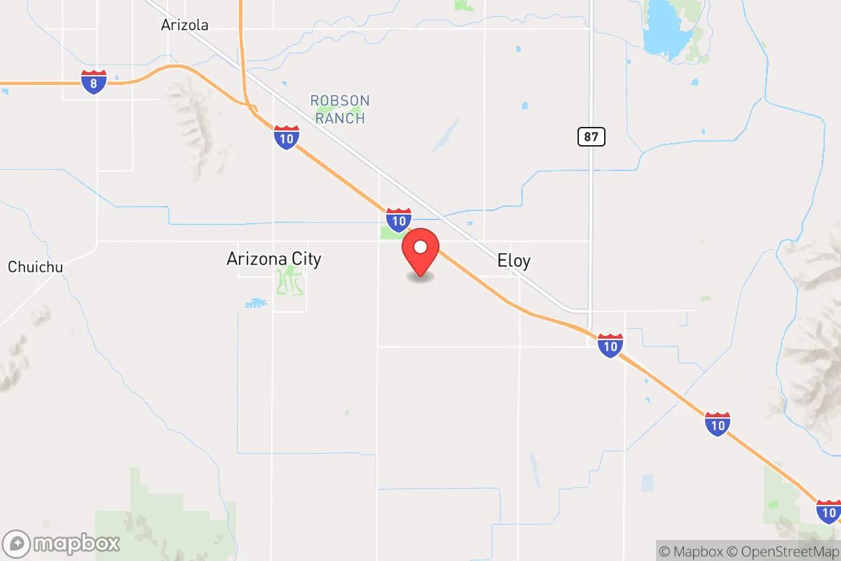 Map centered at 32.7469, -111.5990