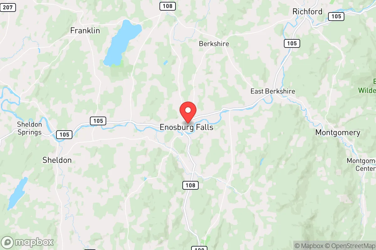 Map centered at 44.9083, -72.8027