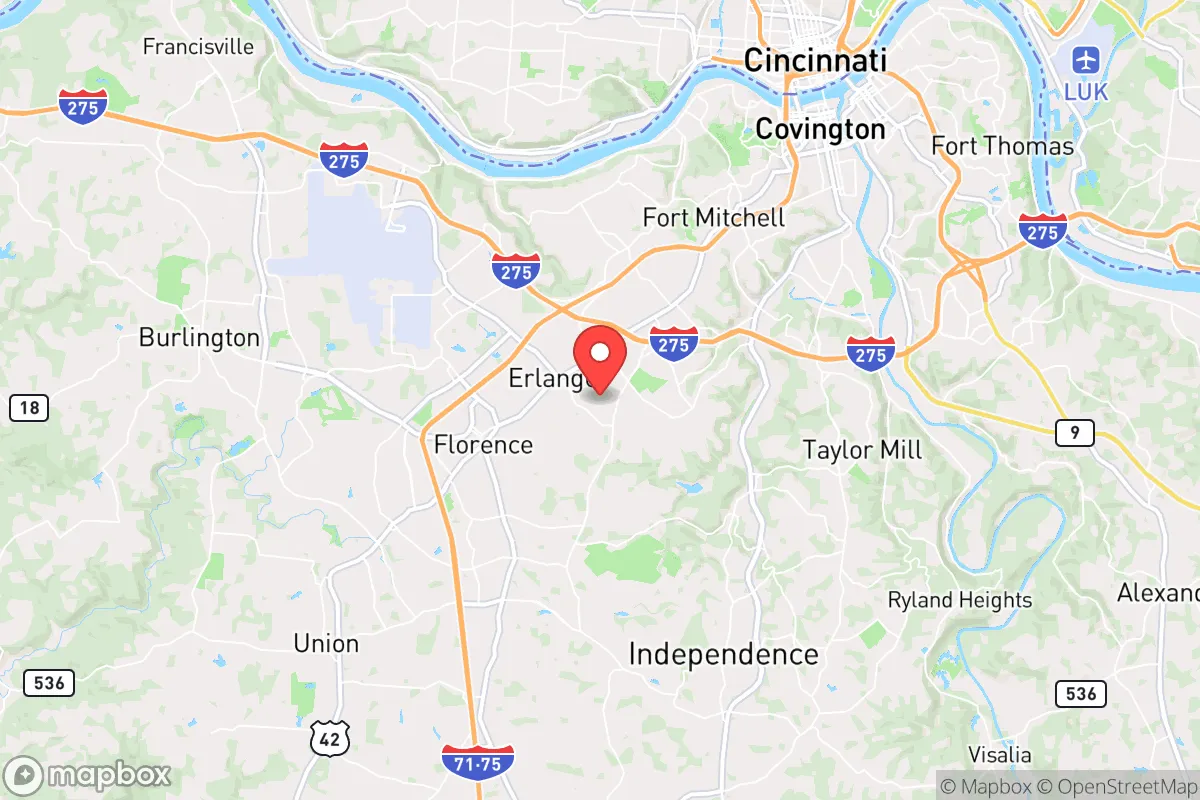 Map centered at 39.0109, -84.5864