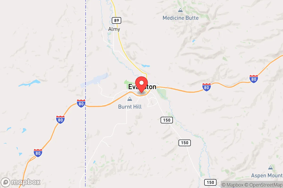 Map centered at 41.2602, -110.9647